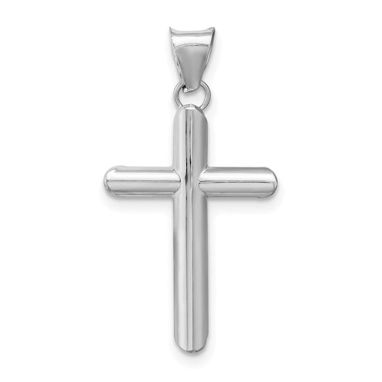 Gold Hollow Latin Cross Pendant