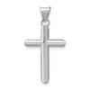 Gold Hollow Latin Cross Pendant