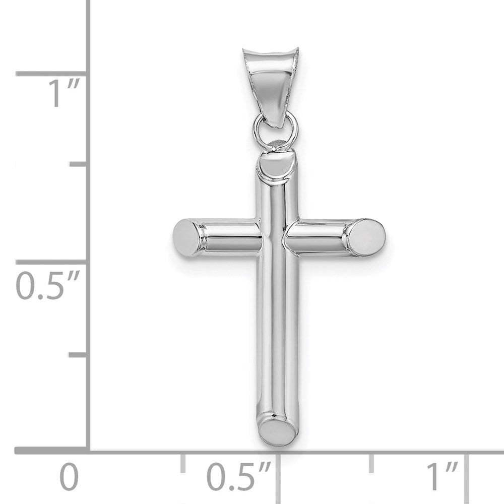 Gold Hollow Latin Cross Pendant