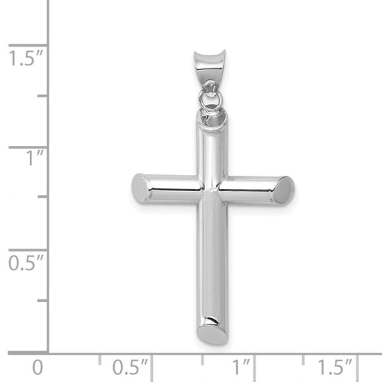 Gold Hollow Latin Cross Pendant