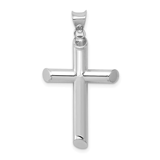 Gold Hollow Latin Cross Pendant
