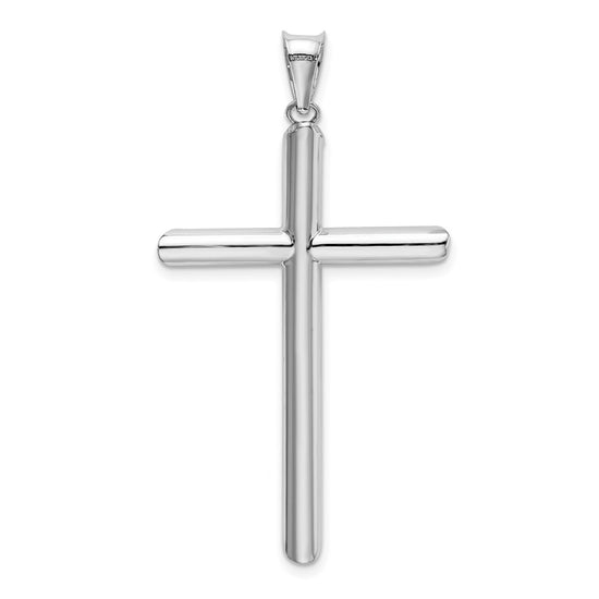 Gold Hollow Latin Cross Pendant