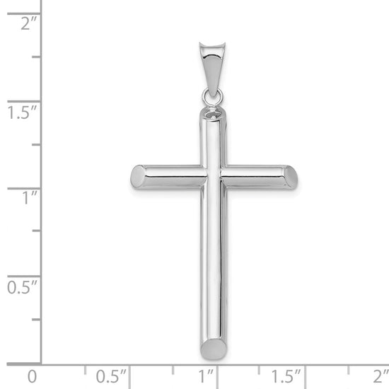 Gold Hollow Latin Cross Pendant