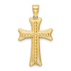 Gold Decorative Cross Pendant