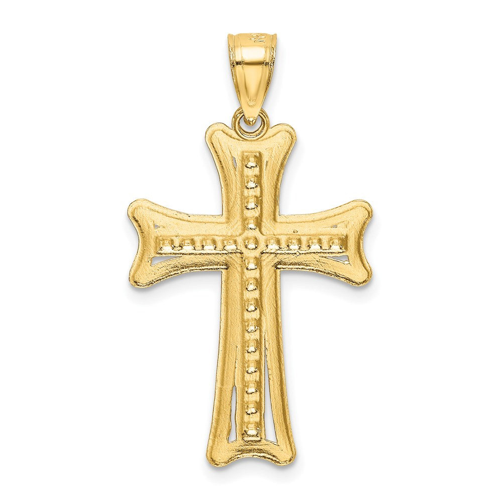 Gold Decorative Cross Pendant