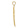 Gold Decorative Cross Pendant