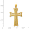 Gold Decorative Cross Pendant