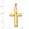 Gold Latin Cross Pendant
