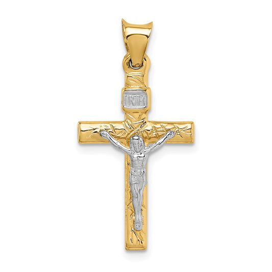 Gold INRI Crucifix Pendants