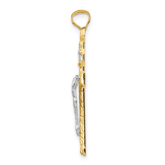 Gold INRI Crucifix Pendants