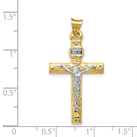 Gold INRI Crucifix Pendants