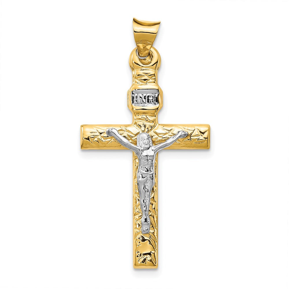 Gold INRI Crucifix Pendants