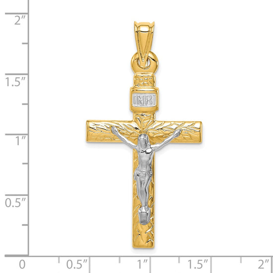 Gold INRI Crucifix Pendants