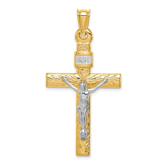 Gold INRI Crucifix Pendants