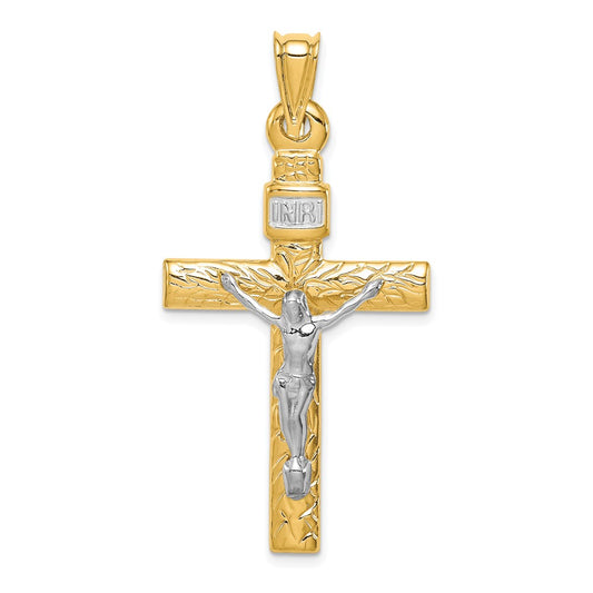 Gold INRI Crucifix Pendants