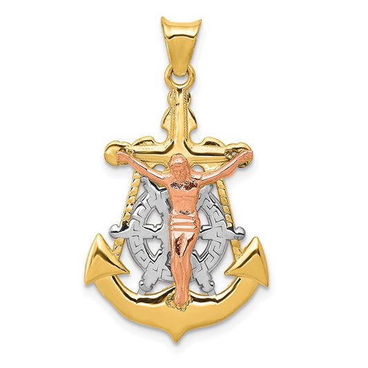 Gold Mariner Crucifix Pendants