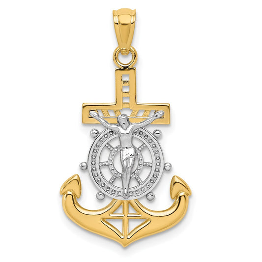 Gold Mariner Crucifix Pendants