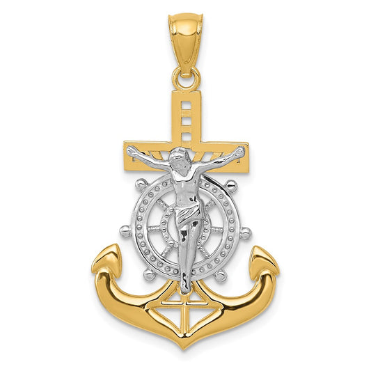 Gold Mariner Crucifix Pendants