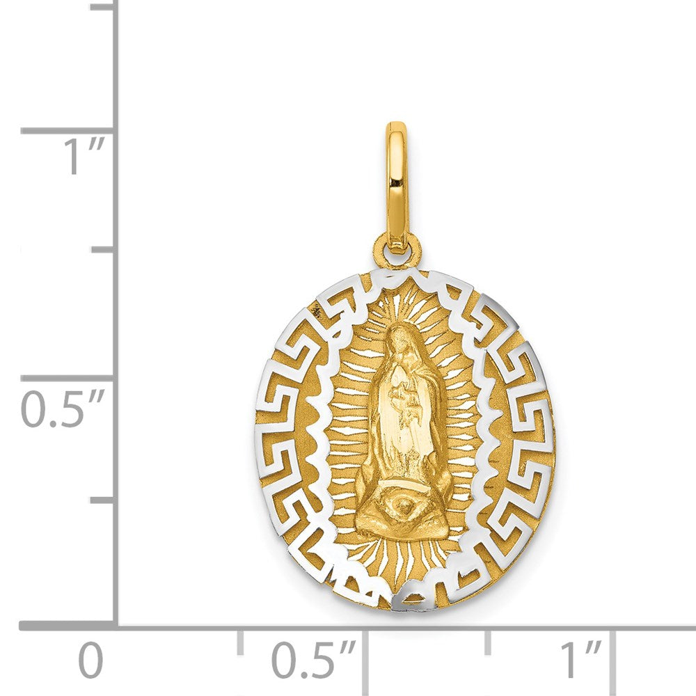 Gold Our Lady of Guadalupe Pendants
