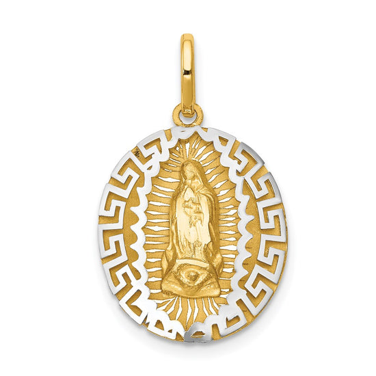 Gold Our Lady of Guadalupe Pendants