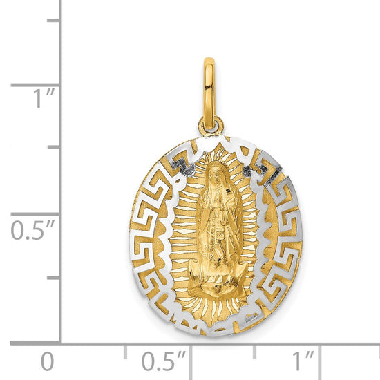 Gold Our Lady of Guadalupe Pendants
