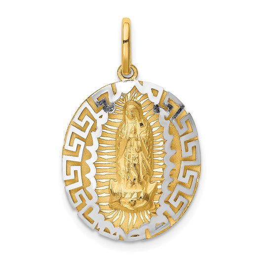 Gold Our Lady of Guadalupe Pendants