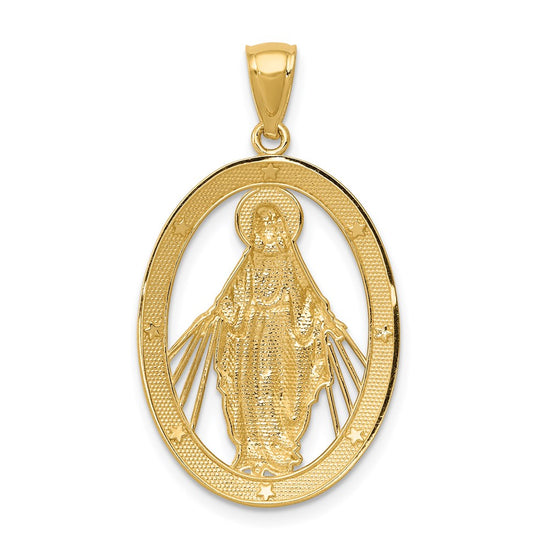Gold Miraculous Medal Pendants