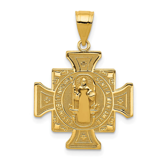 Gold St. Benedict Pendants