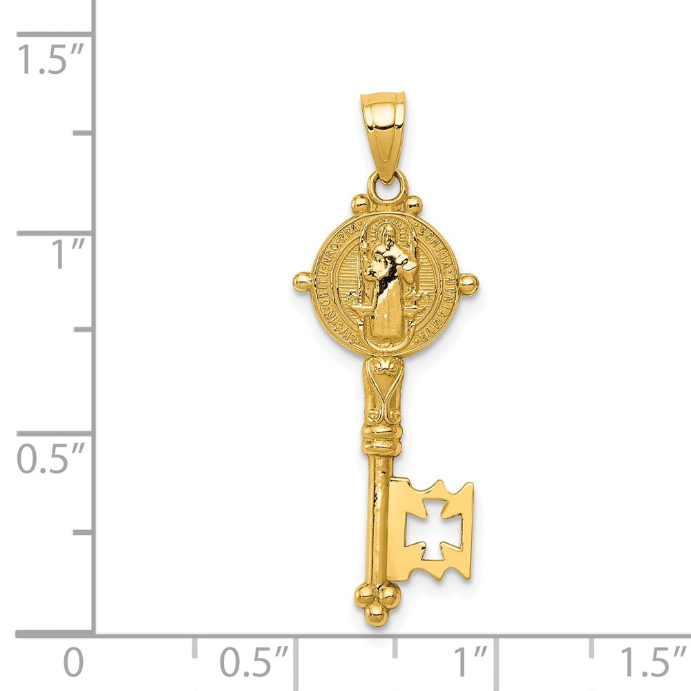 Gold St. Benedict Pendants