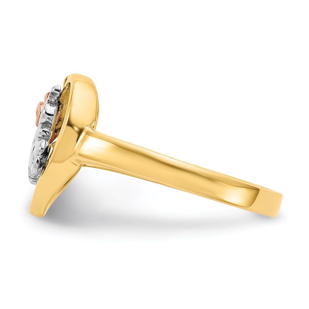 Gold Polished 15 Anos Rings