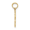 14K Cut out Teddy Bear Charm