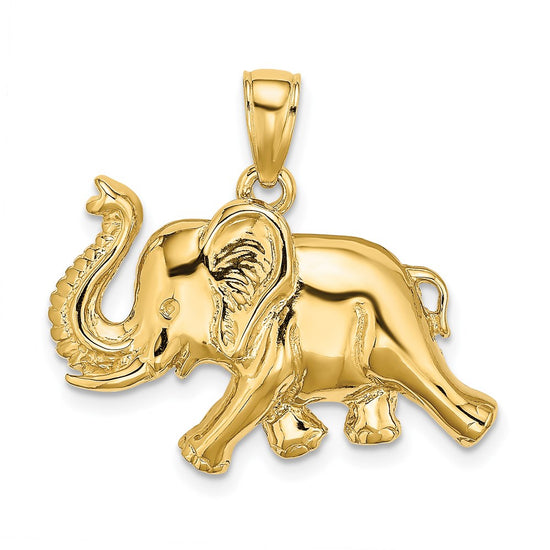 Gold Polished Jungle Animal Pendants