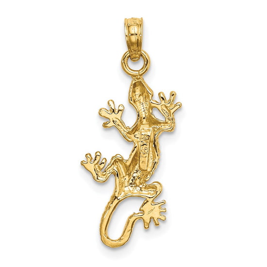 Gold Polished Reptile Pendants