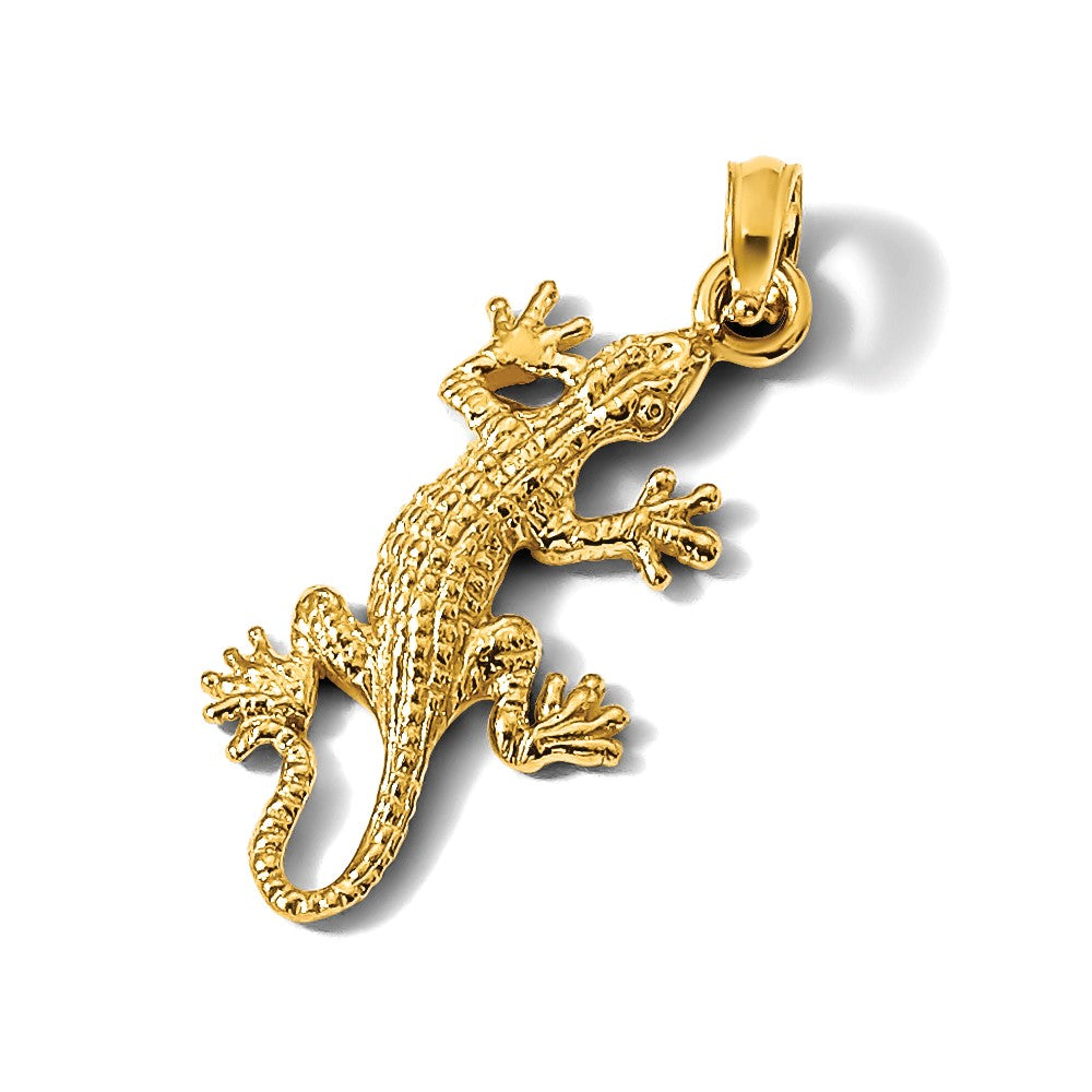 Gold Polished Reptile Pendants