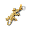 14K 2-D Lizard Charm