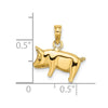 Gold Polished Farm Animal Pendants