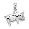 Gold Polished Farm Animal Pendants