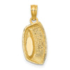 Gold Polished Cat Pendants
