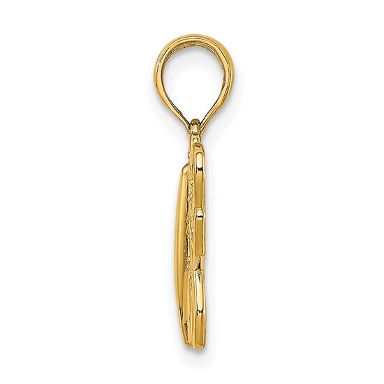Gold Polished Butterfly PendantsK