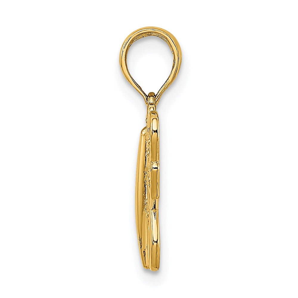 Gold Polished Butterfly PendantsK