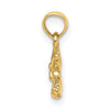14K 3-D Mini Teddy Bear Charm