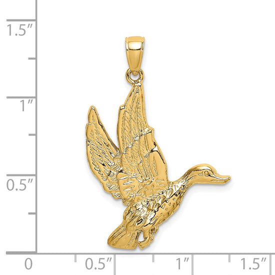 Gold Polished Bird Pendants