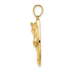 Gold Polished Horse Pendants