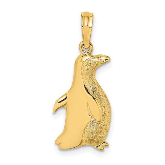 Gold Polished Penguin Pendants