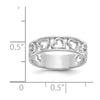 Gold Polished Heart Rings