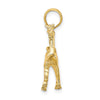 Gold Polished Horse Pendants
