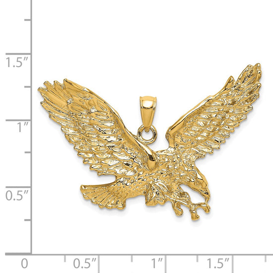 Gold Polished Eagle Pendants