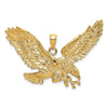 Gold Polished Eagle Pendants