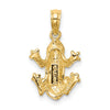 Gold Polished Reptile Pendants