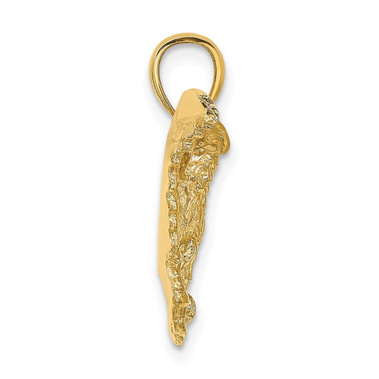 Gold Polished Eagle Pendants